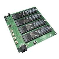 Design Gateway AB19-M2PCI ບອດຕໍ່ຂ່າຍ Adapter Boards PCIe Gen5 M.2-PCIe ສໍາລັບການປະເມີນ NVMe-IP, ເຊື່ອມຕໍ່ໄດ້ສູງສຸດ 4 ເຄື່ອງ NVMe SSD *SSD ບໍ່ໄດ້ລວມ