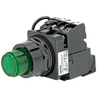 SIEMENS 52BT6L3A Push-to-Test PTT,NEMA4X,LED MOD 24V,ສີຂຽວ,1NO-1NC