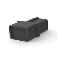 AMP Connectors - TE Connectivity 1-480498-1 ກອງຮັບສະຕິກ 2P UV ທີ່ທົນທານສີດຳ
