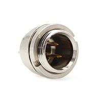 Io Audio Technologies IO-TXLR3-M-PV ຕົວເຊື່ອມ XLR 3-Pin Tiny XLR Chassis Connector ມີກະແຈມີຮູບກົງມີຊ່ອງ, ຕິດຕັ້ງຢູ່ໃນແຜ່ນວົງຈອນຕັ້ງຕັ້ງຕົວຜູ້ຊາຍ