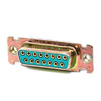 Cinch DAME15S ຮອບຮອງ DSUB 15F SOD E GF ZINC