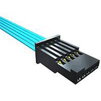 Samtec SFSST-02-28-G-04.00-D-NDS ການປະກອບສາຍສະເພາະຮູບສະແກນ .050" Tiger Eye Single Row Discrete Wire Cable Assembly, Teflon Fluoropolymer Wire, Socket