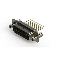 EDAC 627-M15-623-GN4 ຕົວເຊື່ອມ D-Sub - ຕົວເຊື່ອມ D-Sub ຄວາມໜາ້ຄວາມຖືກມາດຕະຖານ ແບບຕັ້ງຕົວແບບຕັດກະເປົາ