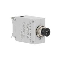 E-T-A Circuit Breakers 482-G111-K1M1-A1S0-20A ຕັດວົງຈອນຄວາມຮ້ອນປະຕິບັດງານສູງຮອບດ້ວຍຂະໜາດດຽວທີ່ກະທົບບໍ່ມີການລະດັບການກະທົບ, ການກະທົບບໍ່ມີການປິດກັບ, ກະບວນການກະທົບດ່ວນແລະການກົດ/ດຶງເພື່ອເປີດ/ປິດດ້ວຍມື (ປະເພດ M TO CBE ຕາມ EN 60934). ສາຍບອດສະແດງຢູ່ປຸ່ມກົດຈະສະແດງຢ່າງຊັດເຈນຕຳແໜ່ງທີ່ຖືກກະທົບ/ປິດ.