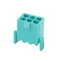 Molex 172447-0506 Headers Mini-Fit Versa Color Hdr, DR, Vrt, w/Peg 6Ckt SN GW ສີຂຽວ