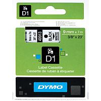 DYMO 63020732 Labelmanager D1 ເທບສີດໍາ/ສີຂາວ (9mm x 7m)