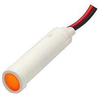 Mallory Sonalert FL1P-8QW-1-Y24V ຕົວບອກສະຫນາມ LED Panel Mount Indicators LED YEL 8MM SNAP 24VAC/DC