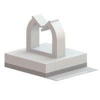 Essentra Components MWSEB-6-19A-RT ຄລິບ, ສາດເດວສາຍສັ້ນ Micro Wire Saddle, Adh Mnt, ທຳມະຊາດ