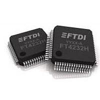 FTDI Chip FT4232H-56Q-REEL ສະຕະຕິກ, USB ເປັນ UART ສີ່ທາງ 480Mbs 4 UART USB 2.0 12Mbit