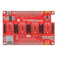 Mikroe MIKROE-1437 ບອດຕໍ່ເພີ່ມ mikromedia PLUS ສໍາລັບ PIC32MX7 Shield