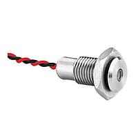 Bulgin DX0508/GN/12 ອິນດິເຄເຕີ Grn LED Indicator Wire Leads 12 Volt