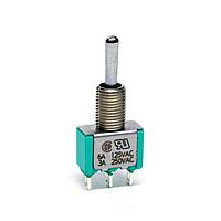 Electroswitch A127S1CXZQ ສະຫນັບສະຫນູນ Toggle SPDT ON-OFF-ON .410 BRGHT CHRM SOLD LUG