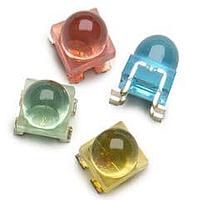 Broadcom ALMD-EL3E-WY002 ໂປດໄຟ LED ສີເດັ່ນເດັ່ນ, SMT ຮູບກົງ, AlInGaP, Amb, 30deg