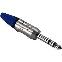 Io Audio Technologies IO-M3MBL ຕູ້ເຊື່ອມໂທລະສັບ Connector, 1/4" TRS, Shark Blue, Stereo