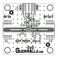 Guerrilla RF GRF4142-EVB ບອດປະເມີນການເພີ່ມສະຫຼຸບ RF ສໍາລັບ GRF4142