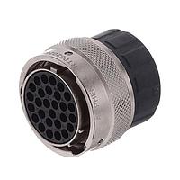 Amphenol SINE Systems RT062028SNHEC03R ປຸກຕໍ່ຕ່າງ, 28 ຕຳແໜ່ງ, ຜູ້ຍິງ, ຂະໜາດປຸກ 20, ຢາງຊິໂລໂຄນ, ແລະຝາປິດທ້າຍມີການປິດສາຍແບບລະດັບລະອຽດ, ຂະໜາດ 14 - 24AWG