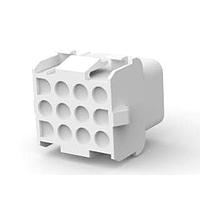 AMP Connectors - TE Connectivity 926681-1 ກອງປະກອບ Receptacle Housings UNIV.M-N-L.CAP HSG.