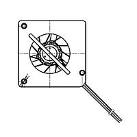 Sunon UB5U3-700 ພັກລະບູລ໌ບລໍວເວີ, 30x30x3mm, 5VDC, 18 L/min, 0.36W, 36/30cm dBA, 88.18"H2O, Vapo, IP55