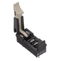 Omron Automation and Safety P2R-057P ປຸ່ມຕິດຕັ້ງ Relay Socket Back Mount PCB ສໍາລັບ 1Pin G2R