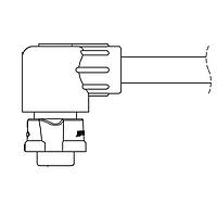 CONXALL CARA62806SP07990 ສາຍສະເພາະ Mini-Con-X Insta-Click 6#20 Socket ແບບມຸມຂວາ 79"