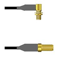 Amphenol Custom Cable Q-2R0720008096i ສາຍສະບັບ RF SMA-RJB/SMA-SJ RG58 96I