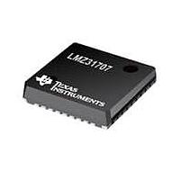Texas Instruments LMZ31707RVQR ໂມດູນພະລັງງານ Non-Isolated / PoL 7A ມີ 2 ອິນພຸດ .95V-17V A 595-LMZ31707RVQT