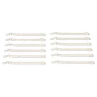 Panduit FLEX-RAIL04PN ຊຸດລົງລະບົບແລະຕູ້ລົງລະບົບ HD Flex 4-port Panel rail kit, 1RU, 12 R