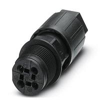 PHOENIX CONTACT 1423977 ຕົວເຊື່ອມຕໍ່ມິຕຣິກຮູບວົງກົມ QPD W3PE2,5 6-10 M25 DT BK