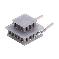 Laird Thermal Systems 9320004-304 ຕົວເຢັນທີ່ມີຫຼາຍຂັ້ນຕອນ Thermoelectric, ອຸນຫະພູມສູງຕ່າງ, 0.8W, ພື້ນຜິວຮ້ອນ/ເຢັນທີ່ມີການປົກກະຕິດເຫຼືອງ