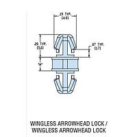 Heyco 10528F ຊ່ອງຫ່າງມາດຕະຖານ HDLSP1-12M V-0 ທຳມະຊາດ