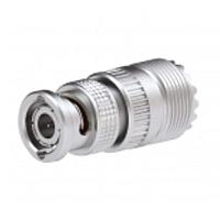Radiall R191445000 ຕົວແປ RF - ລະຫວ່າງຊຸດ BNC ຜູ້ຊາຍ - UHF ຜູ້ຍິງ ຕົວແປຕົງ