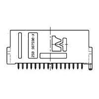 AMP Connectors - TE Connectivity 967598-5 ຫົວຂໍ້ MQS PIN HDR BK 32P (ສີດຳ)