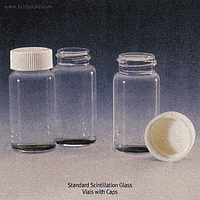 Wheaton WH.986562 ຂວດກວ້າງ Vial ls 20ml ໃຫຍ່, ເຫຼັ້ມເຫຼັກ, ຝາ urea