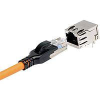 Stewart Connector CA77-007M0-2 Cat 7, Cat 7a 7m ARJ45 ເຖັງ ARJ45 ສາຍສະບັບ CAT 7/7a