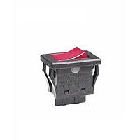 NKK Switches JWMW11RCA ສະຫນັບສະຫນູນ Rocker SPST TV5 RATED RED CAP PANEL SEAL
