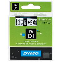 DYMO 63020701 Labelmanager D1 ເທບສີດໍາ/ສີຂາວ (12mm x 7m)