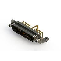 EDAC 629-21W1250-1N5 ຕູ້ຕິດຕໍ່ D-Sub ປະສົມມຸມຂວາ ຕູ້ຕິດຕໍ່ພະລັງງານ Combo D-Sub