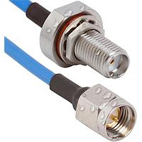 Amphenol SV Microwave 7029-3530 ສາຍສັນຍານ RF SMA ຍິງ ກັນນ້ຳ IP68 ອັດຕາການປ້ອງກັນ (OAL 12)
