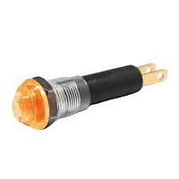 Mallory Sonalert FL1P-8NJ-2-Y12V ໄຟສະແດງບົດບົນ LED YEL 8MM ແກ້ວ 12VAC/DC