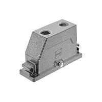 HARTING 19405241486 Hoods 24B HPR ຮູດຄອມແພດ LC (ແຄງແຄງ), ລອກຄວບຄຸມການເຄື່ອນໄຫວກາງ, ທາງເຂົ້າດ້ານບູດ, 2xM25