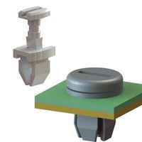 Essentra Components FQT-1 ປລັງເຈີ / ກຣອມເມດ ຄອມໂບ ແຟດເນີ,1/4 ການຫຼັກ,ຂາວ