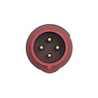 Amphenol Tuchel 2CMA101984R1000 ຕົວເຊື່ອມຕໍ່ 3P+E ປລັກອຸດສາຫະກຳ. ແທນທີ່ສ່ວນ# 332EP6