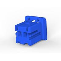 AMP Connectors - TE Connectivity 2-1903388-3 ຮອງສົງຄົມ & ຮອງສາຍ GIC 2.5 W PLUG HSG 2P ສີຟ້າ