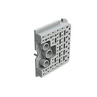 Amphenol SINE Systems AWB-51SAL ເຄື່ອງສົມບັດ Left Wedgelock ສໍາລັບ 102 Position Plug, (51 Positions), Keyed A, Gray