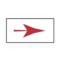 Q-Cee's - TE Connectivity QAA501 ປ້າຍກະແຈ ARROWS INSPECTRED ຂາຍໂດຍ ຊຸດ 1280