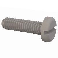 Essentra Components 010832P062 ພັນສລອດເດດ Pan Slotted Screw, #8-32 Thread, 5/8 Lg