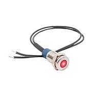 E-Switch PVL08FWS13 ໄຟສະແດງ Pilot Light 8mm ແດງ LED 6V ມີສາຍ SS IP67