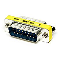 NorComp GCLP15M15M ຕົວແປ D-Sub ແລະ ຕົວປ່ຽນແບບພະຍາດ Mini Gender Changer 15P Male-Male