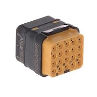 Amphenol Air LB France SIMM2022PN ຕົວເຊື່ອມຕໍ່ MIL Spec ແບບສີ່ຫຼັງ 20P ຂະໜາດ 22 ໂມດູນ SIM ບໍ່ມີການປິດກັນພາຍໃຕ້