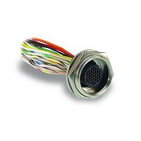 ITT Cannon MIKQ9-37PH006 ຕົວເຊື່ອມມີລສະພາບວົງກົມ 006-36", #26AWG, ຫຼາຍສີ, ປະເພດ Mil-W-16878 E, ເທຟໂລນສາຍມື້ສະຫຼອງ